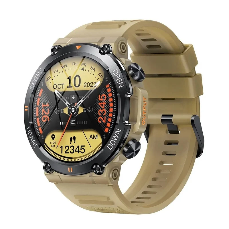 Herre Smartwatch med HD Skærm og Fitness Tracking