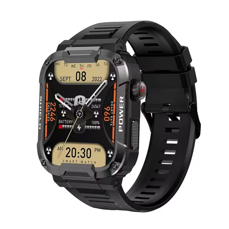 Vandtæt Smartwatch med Elegant Design og Robust Funktionalitet