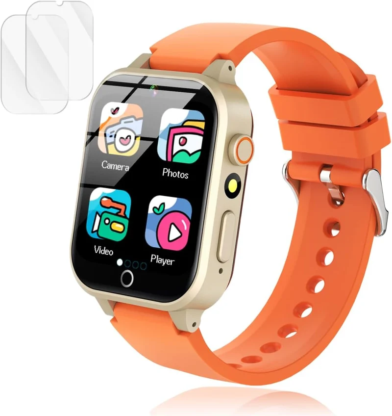 Børnesmartwatch med Berøringsskærm, Spil og Kamera