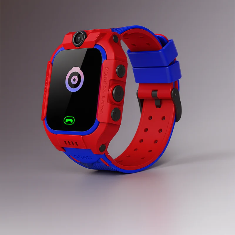 Farverig Børnesmartwatch med Kamera og GPS-Funktion
