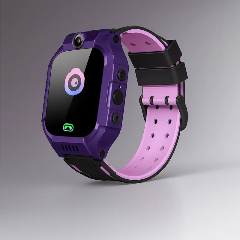 Farverig Børnesmartwatch med Kamera og GPS-Funktion