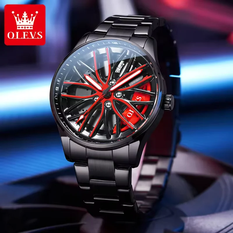 Stilfuld Herreur med Sports Chronograph Design