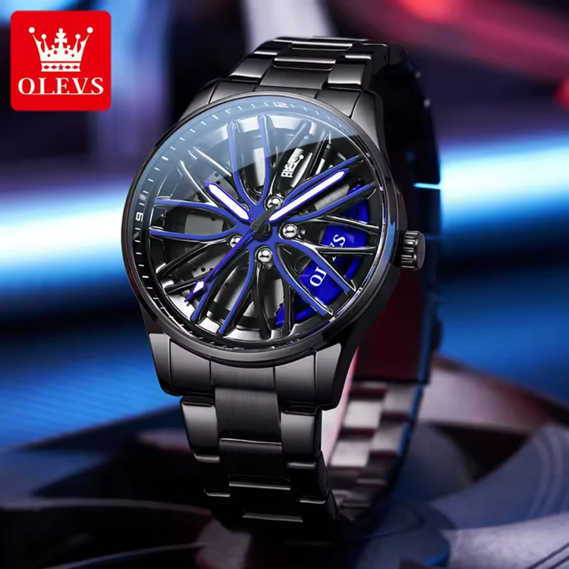 Stilfuld Herreur med Sports Chronograph Design