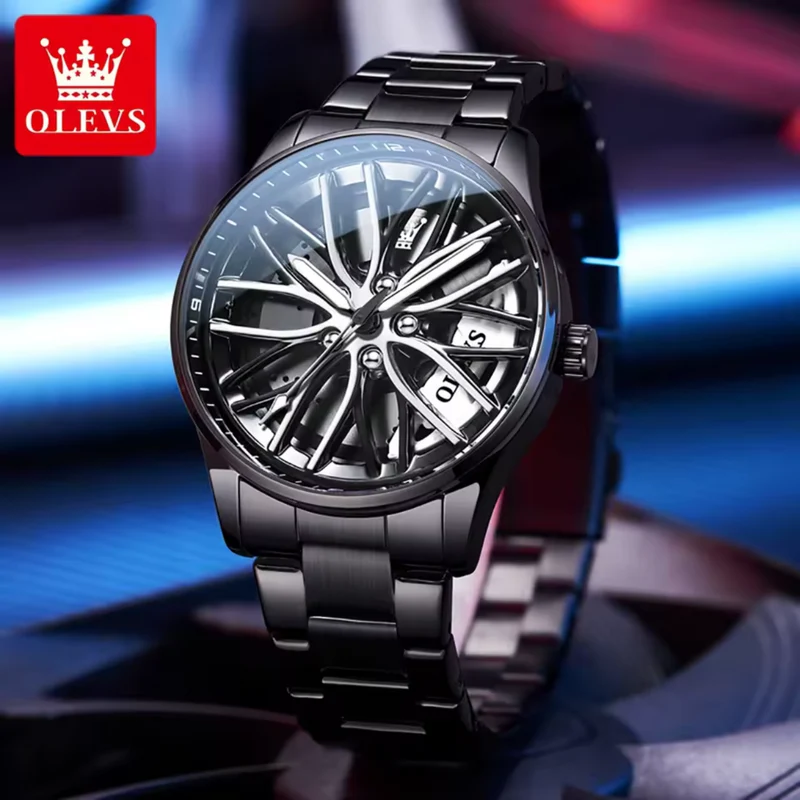 Stilfuld Herreur med Sports Chronograph Design