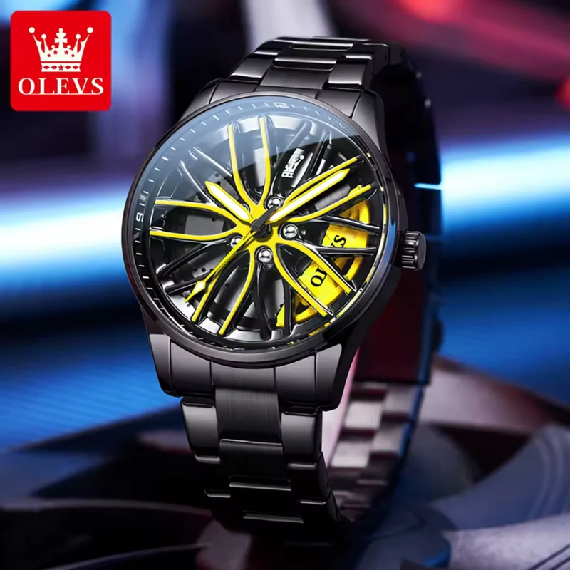 Stilfuld Herreur med Sports Chronograph Design