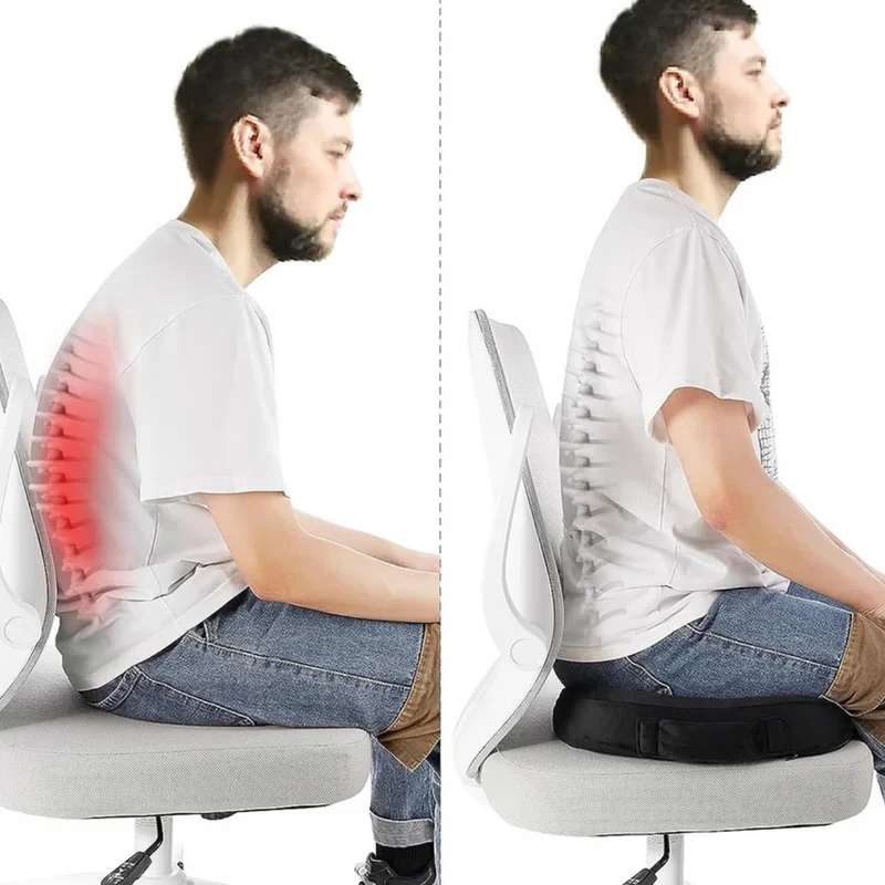 Ergonomisk Sædepude med Hukommelsesskum