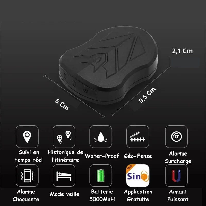 Avanceret 4G GPS Tracker til Biler med Lang Batterilevetid