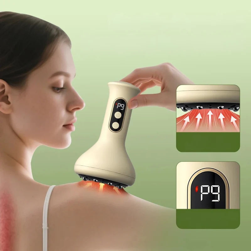 Avanceret Elektrisk Massageapparat med Sugekopper til Krop