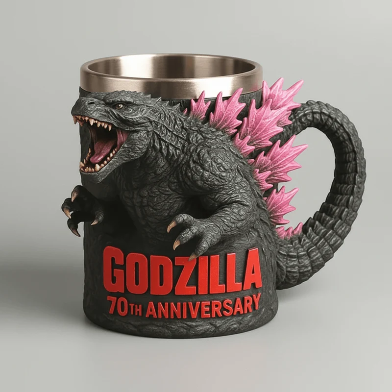 3D Keramikkrus med Monsterdesign til Kaffeentusiaster