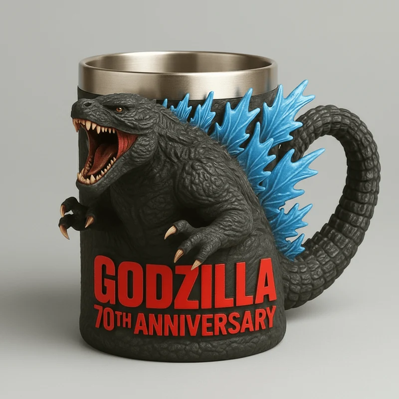 3D Keramikkrus med Monsterdesign til Kaffeentusiaster
