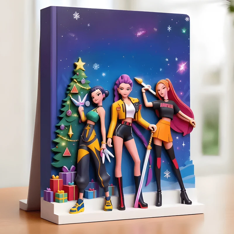 Anime Julekalender med 24 Figur Overraskelser - Perfekt Gaveidé