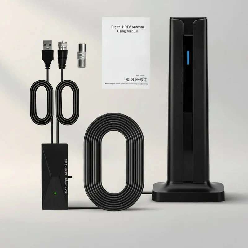 Kraftfuld HD TV Antenne – 200 Miles Rækkevidde og 4K Kvalitet