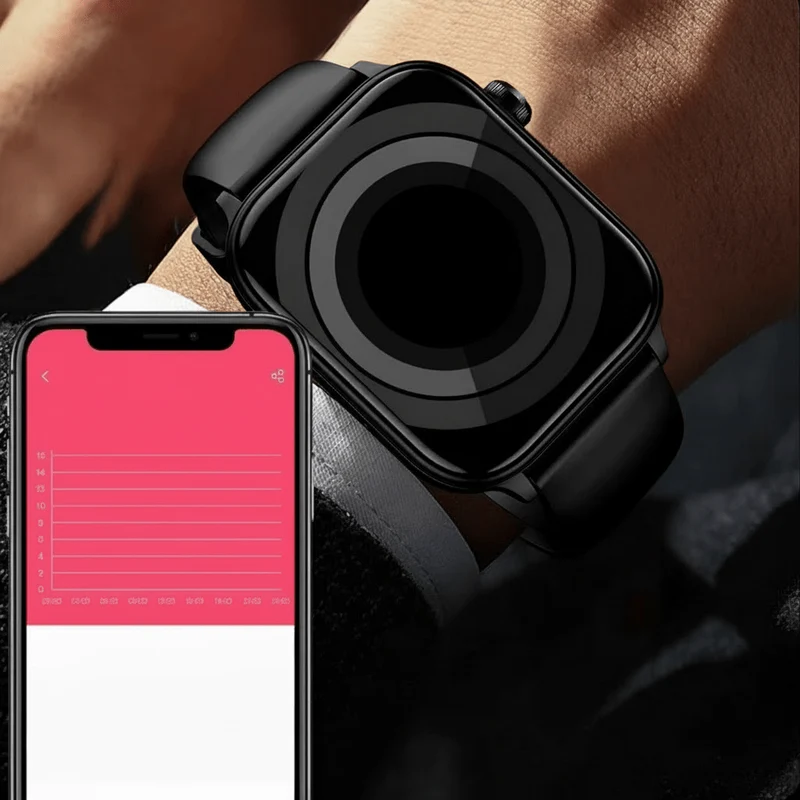 Avanceret Smartwatch med SOS og Blodsukkermåling