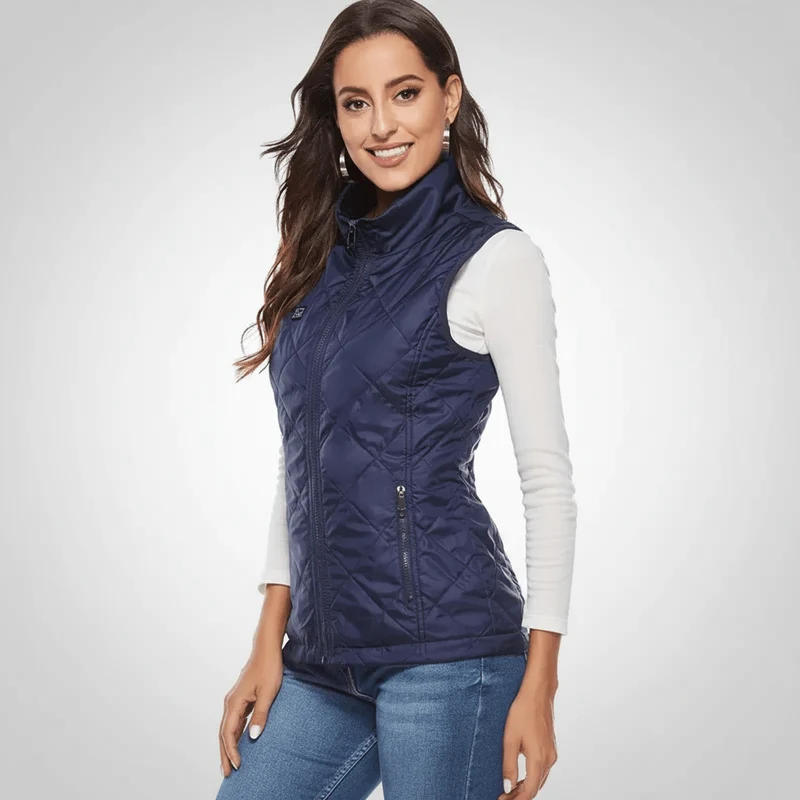 Varm Kvindevest med Justerbar Varme og Slim Design