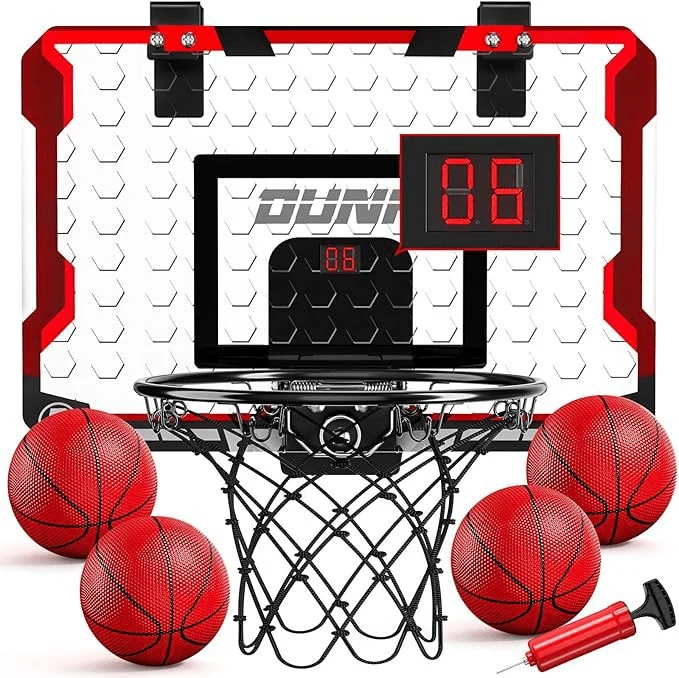 Indendørs Basketballkurv med Elektronisk Scoring & Musik