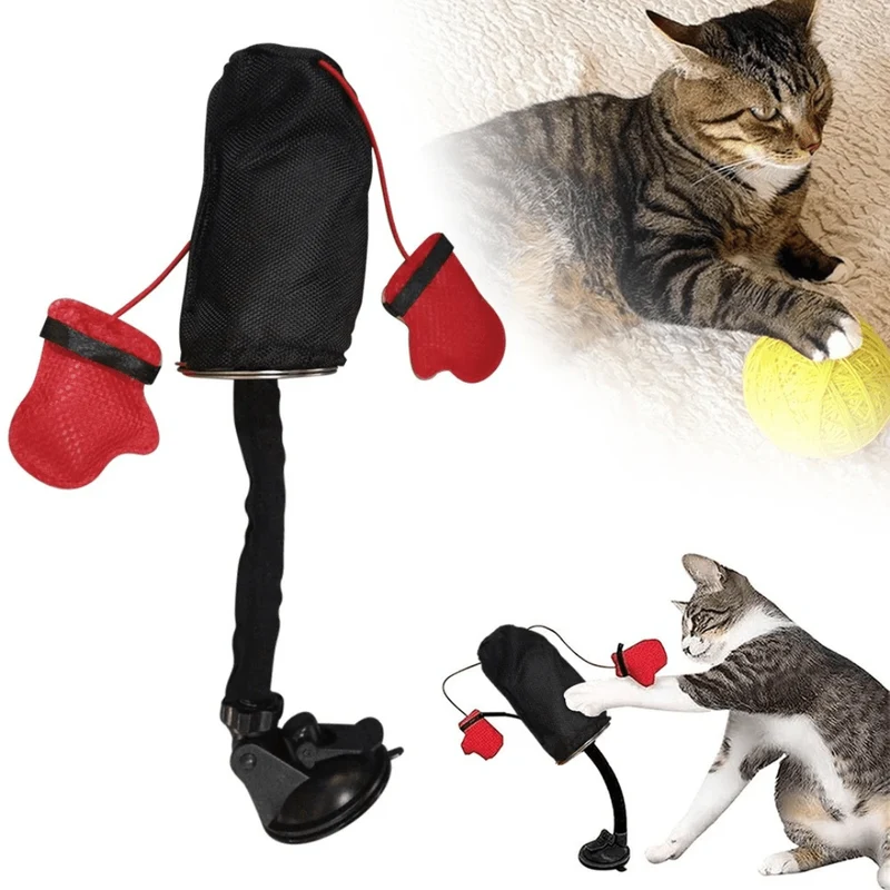 Katteleg Punching Bag - Aktiv Sjov og Motion for Din Kat