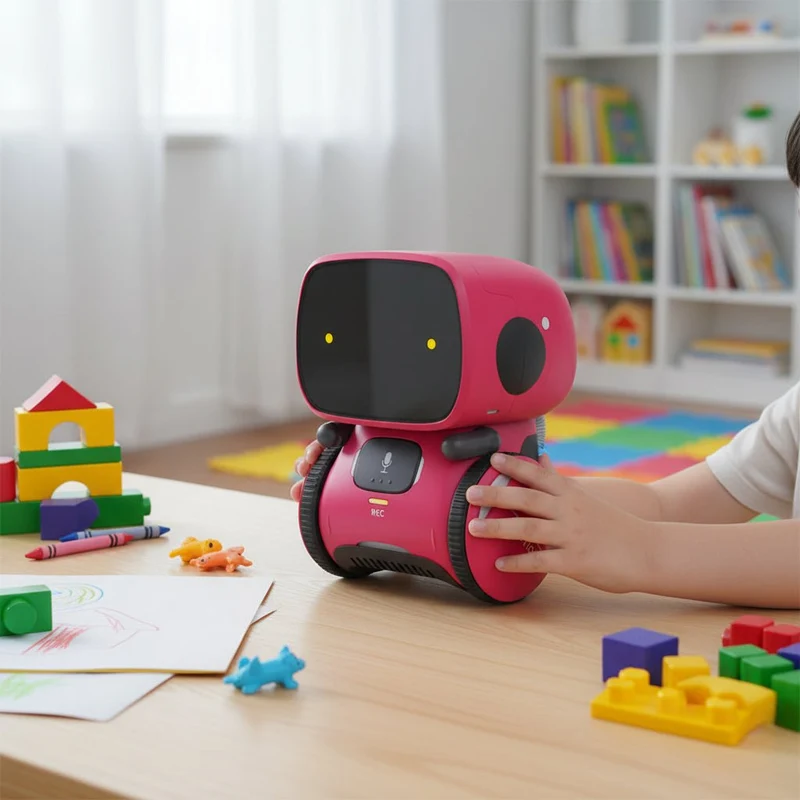 Interaktiv STEM Robotlegetøj med Stemmeaktivering til Børn