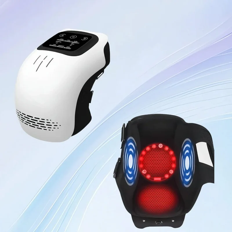 Fleksibel Ledmassager med Vibration, Varme og Lysbehandling