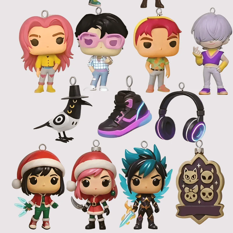 K-Pop Anime Julekalender med 24 Overraskelser - Perfekt Gave