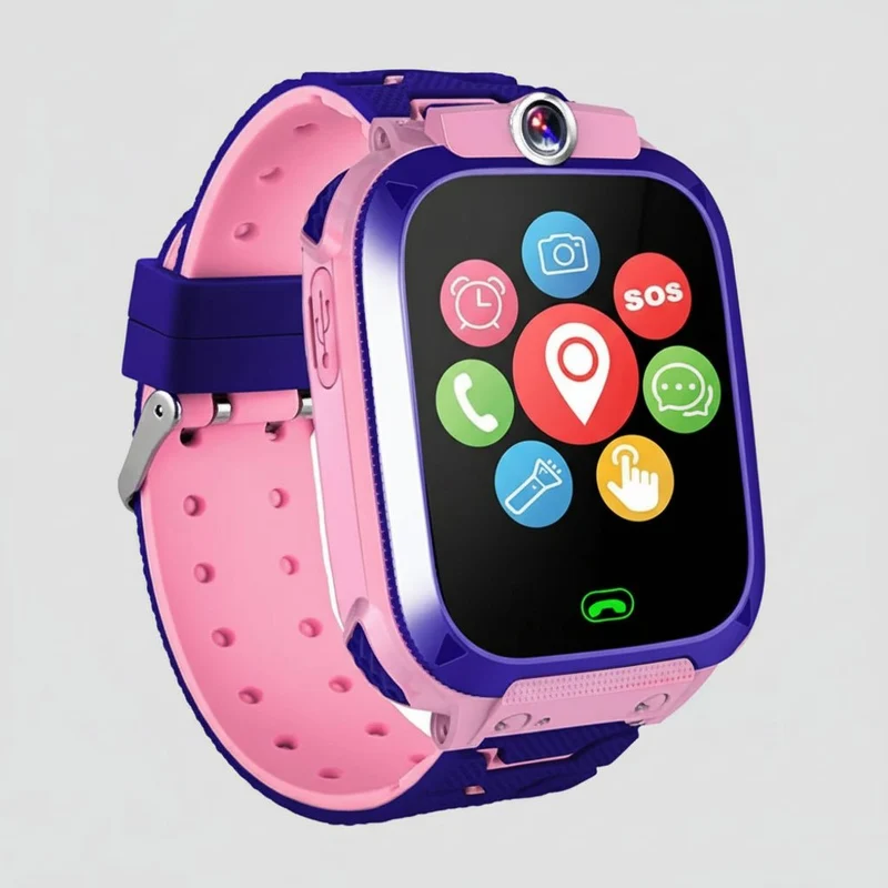 Børne-smartwatch med GPS og opkaldsfunktion for tryghed