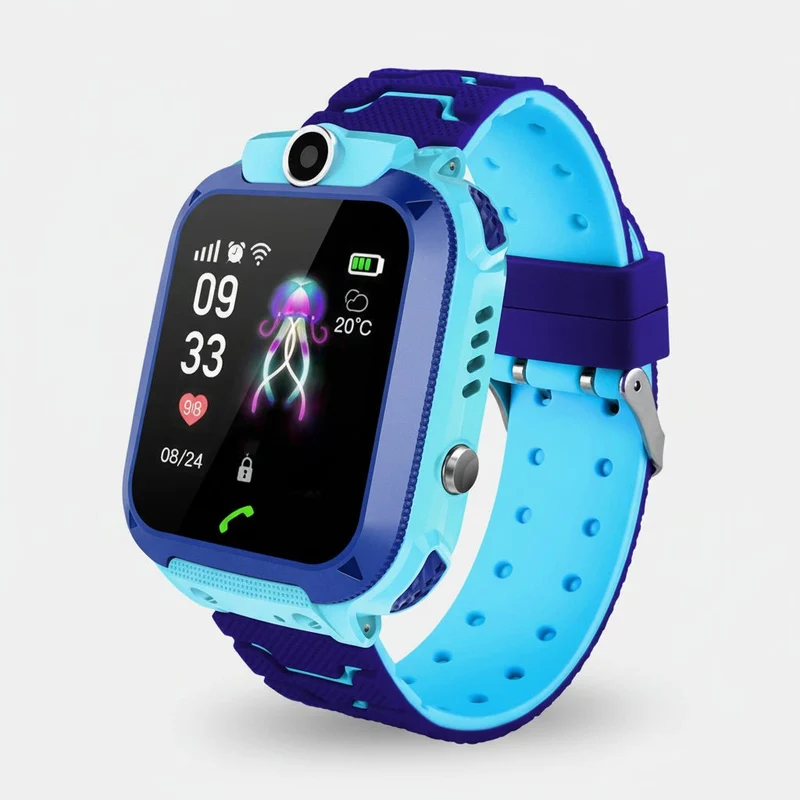 Børne-smartwatch med GPS og opkaldsfunktion for tryghed