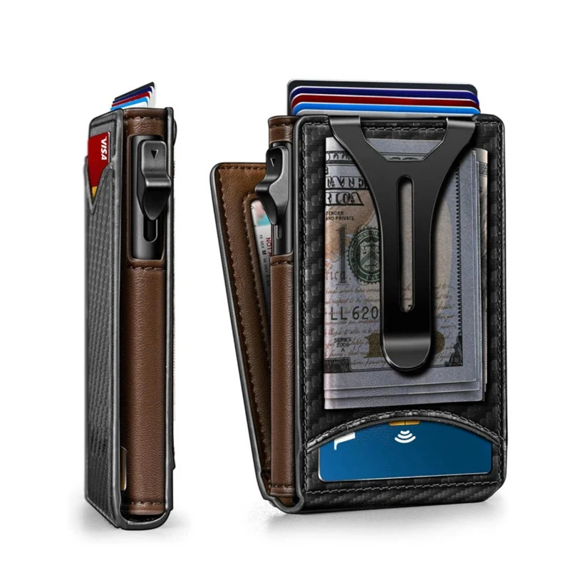 Elegante Aluminium Wallet med RFID Beskyttelse