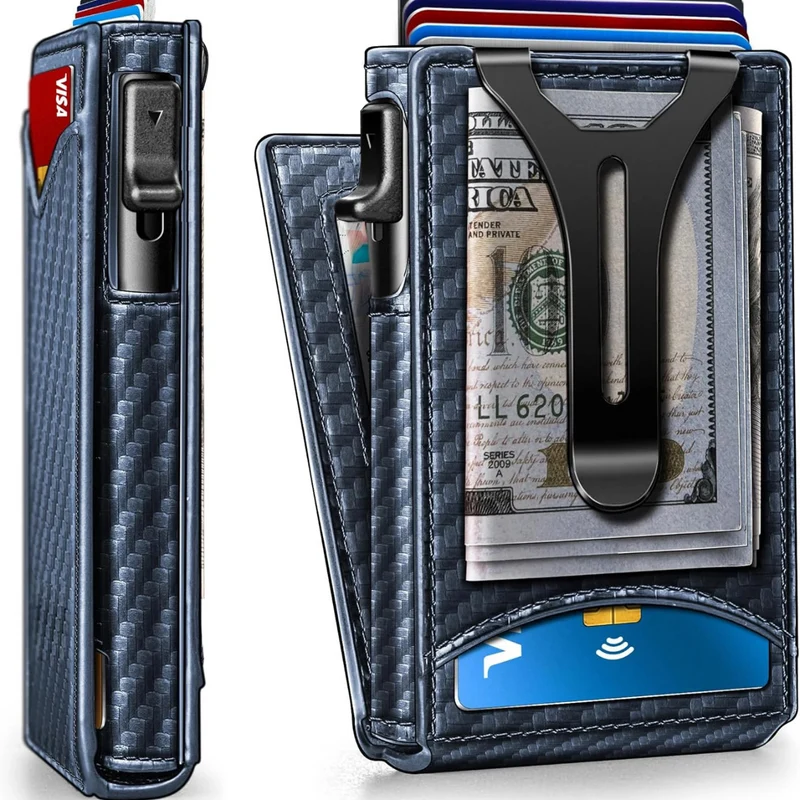 Elegante Aluminium Wallet med RFID Beskyttelse