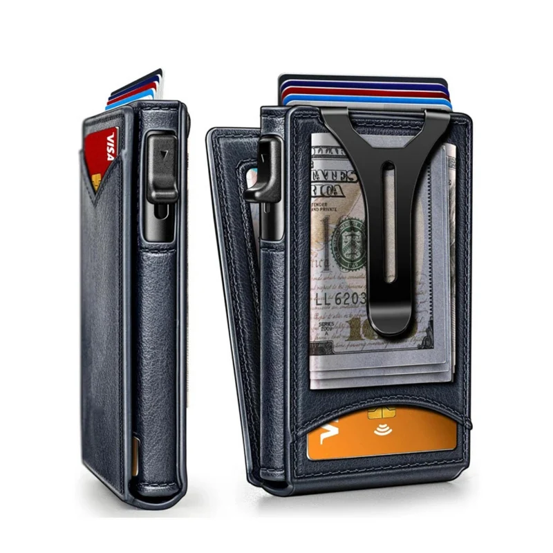 Elegante Aluminium Wallet med RFID Beskyttelse