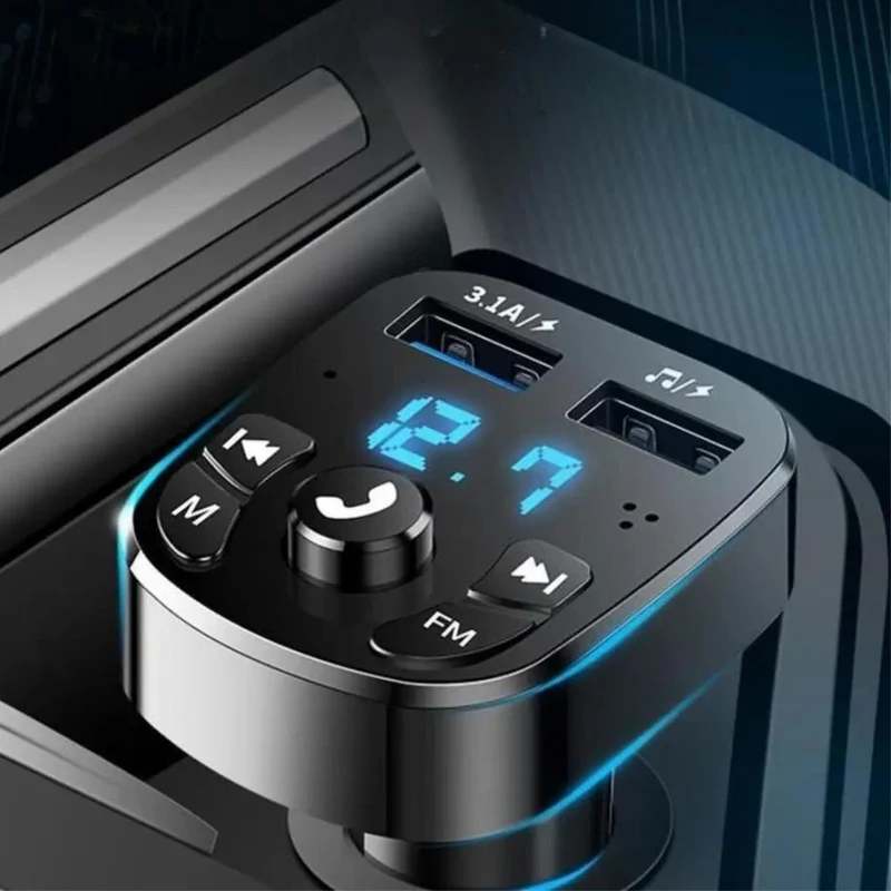 Bluetooth Biladapter til Opladning og Musikstreaming
