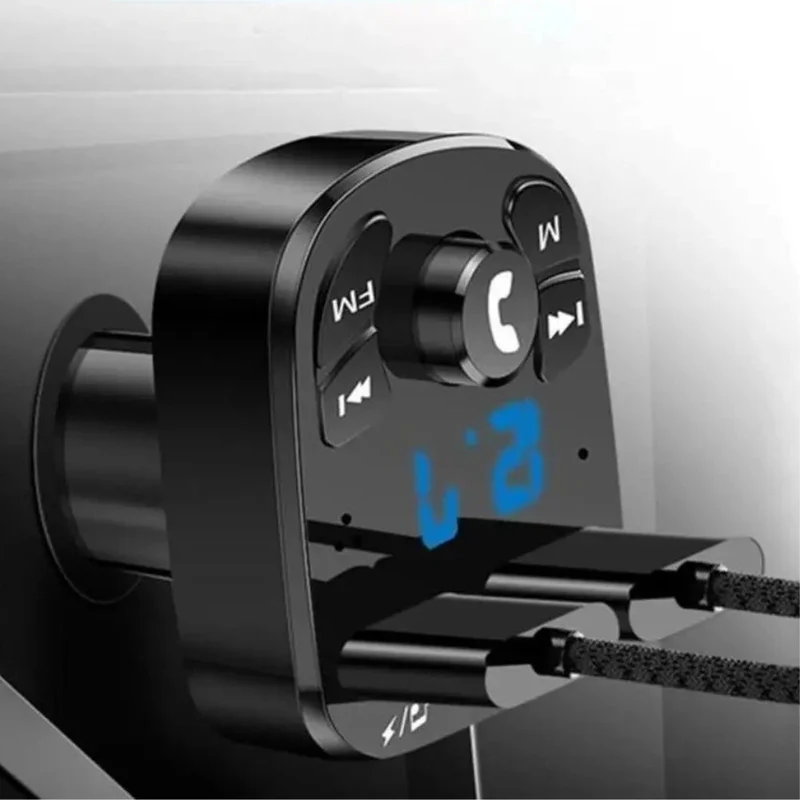 Bluetooth Biladapter til Opladning og Musikstreaming