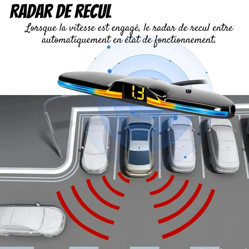 Intelligent Parkeradar med LED Skærm