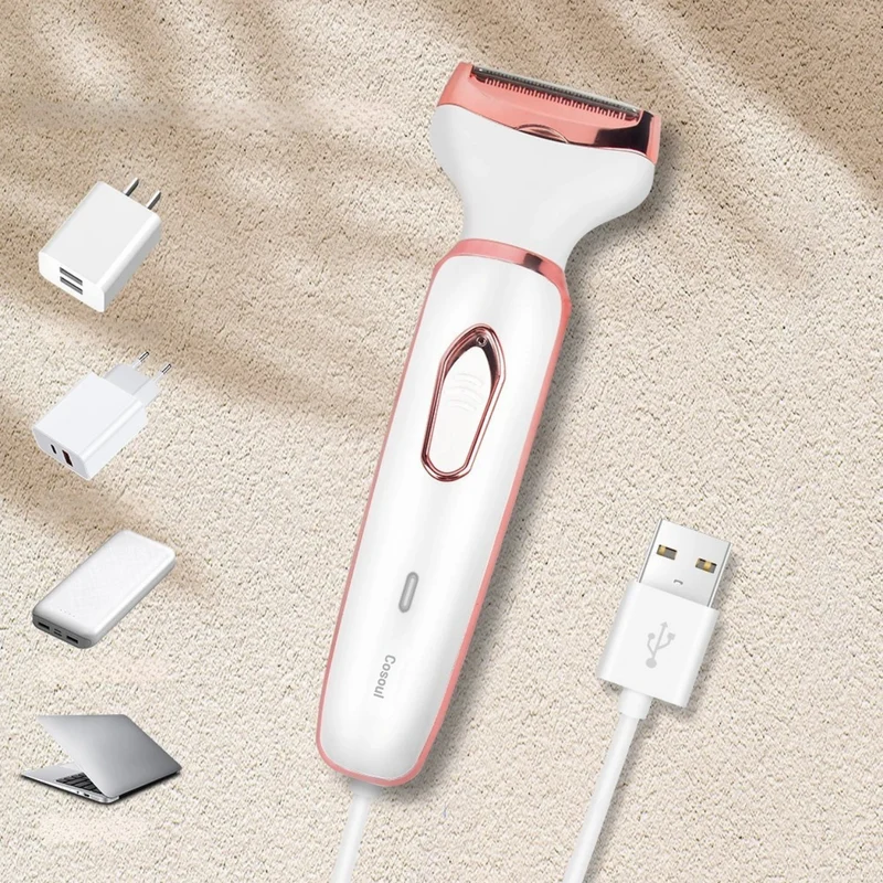 Multifunktionel Elektrisk Barbermaskine med Kam og Trimmer