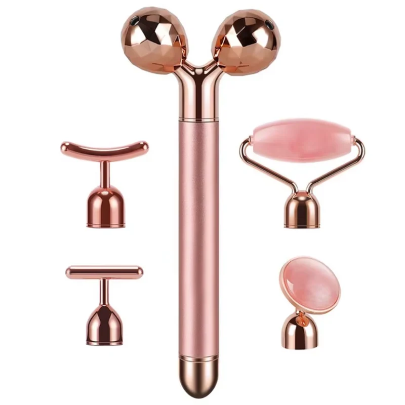 5-i-1 Ansigtsmassage Roller med Anti-Aging Effekt