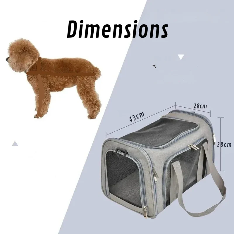 Sikker og Komfortabel Transporttaske til Hunde