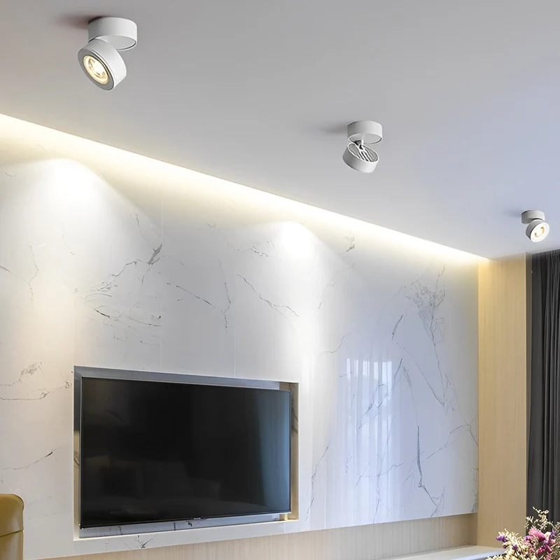 Fleksibel Rund LED Spotlampe til Elegant Belysning