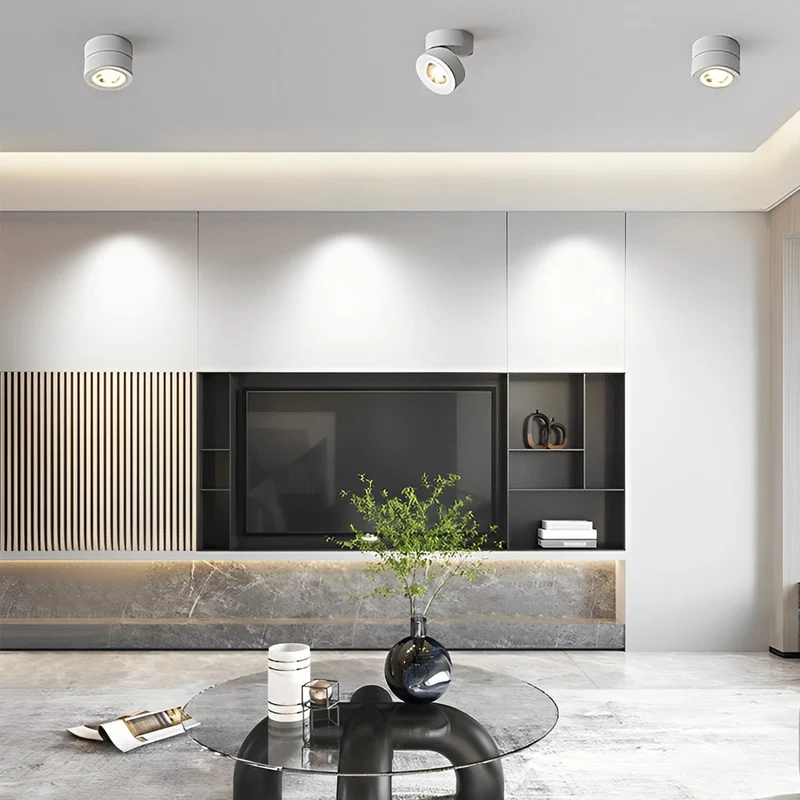 Fleksibel Rund LED Spotlampe til Elegant Belysning