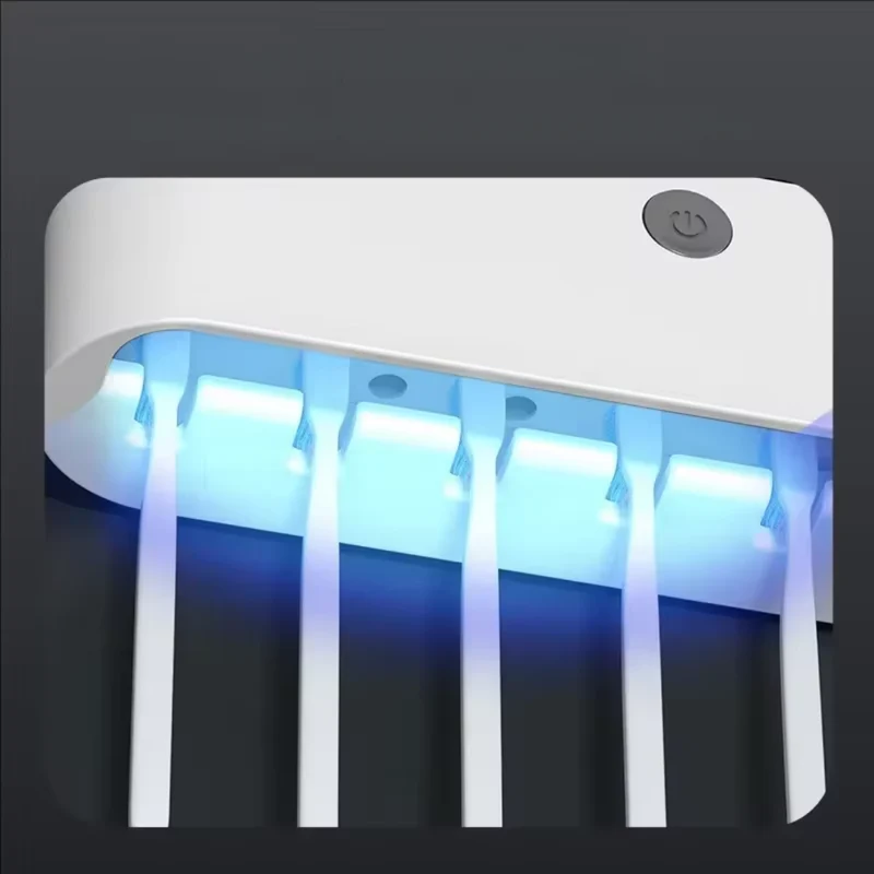 Væghængt UV-sterilisator til Tandbørster med Tandpastadispenser
