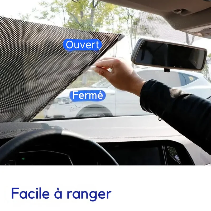 Praktisk Rullegardin til Solbeskyttelse i Bilen