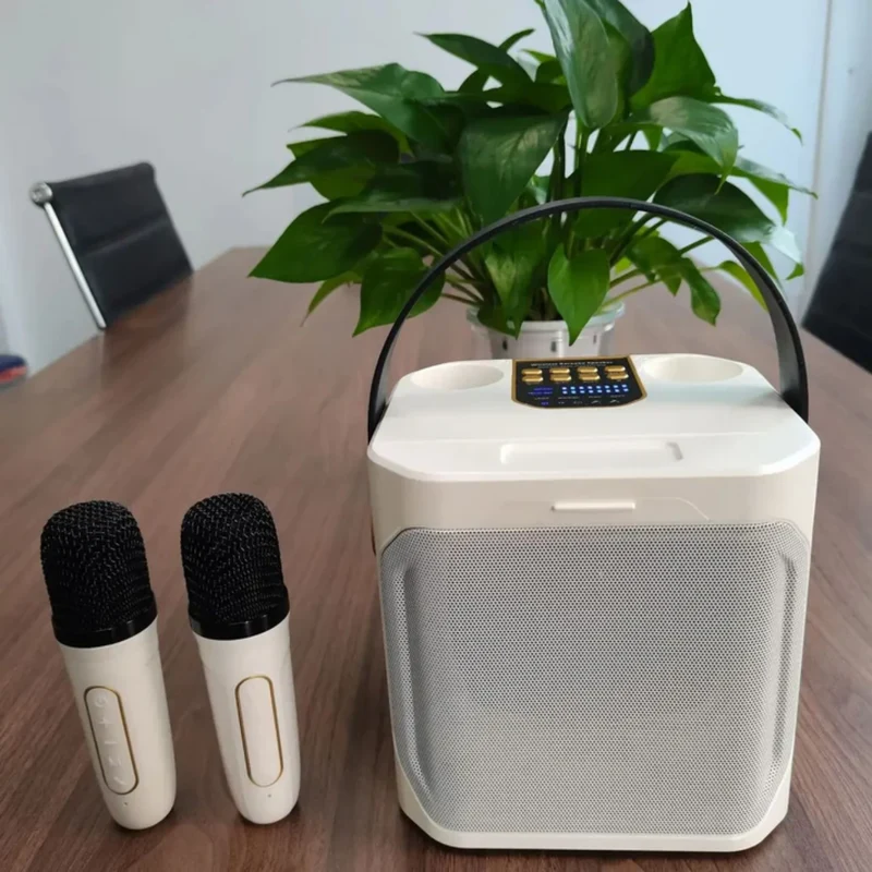 Bærbar Bluetooth Højttaler med Karaoke-Funktionalitet