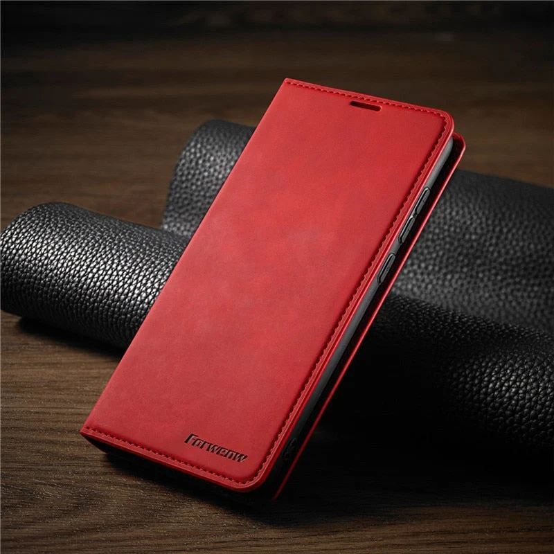 Elegant og Holdbar Magnetisk Læderetui til Huawei