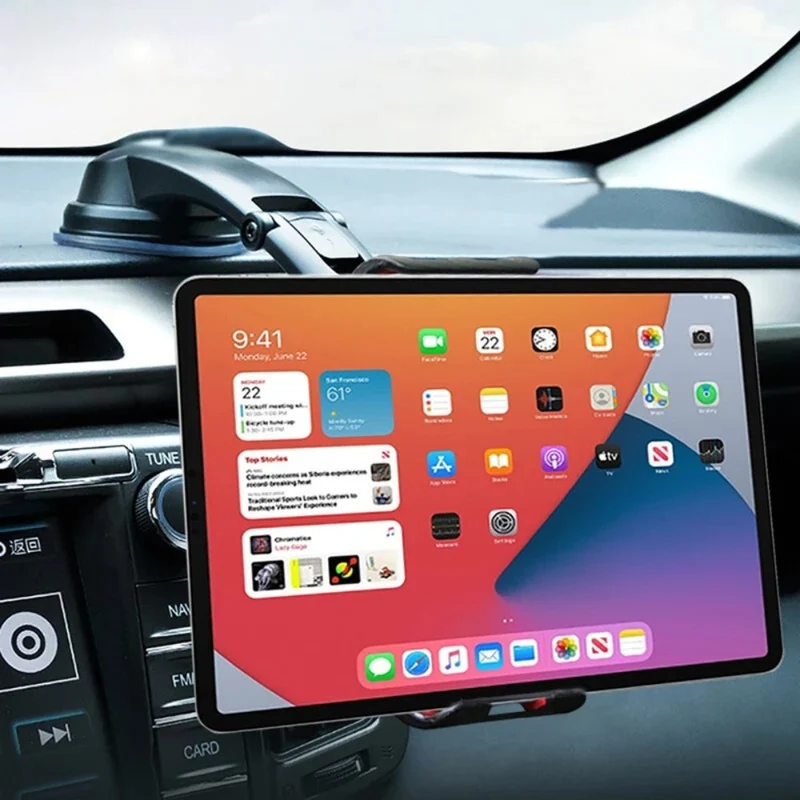 Stabil Tablet Holder til Bilen med Sikker Montering