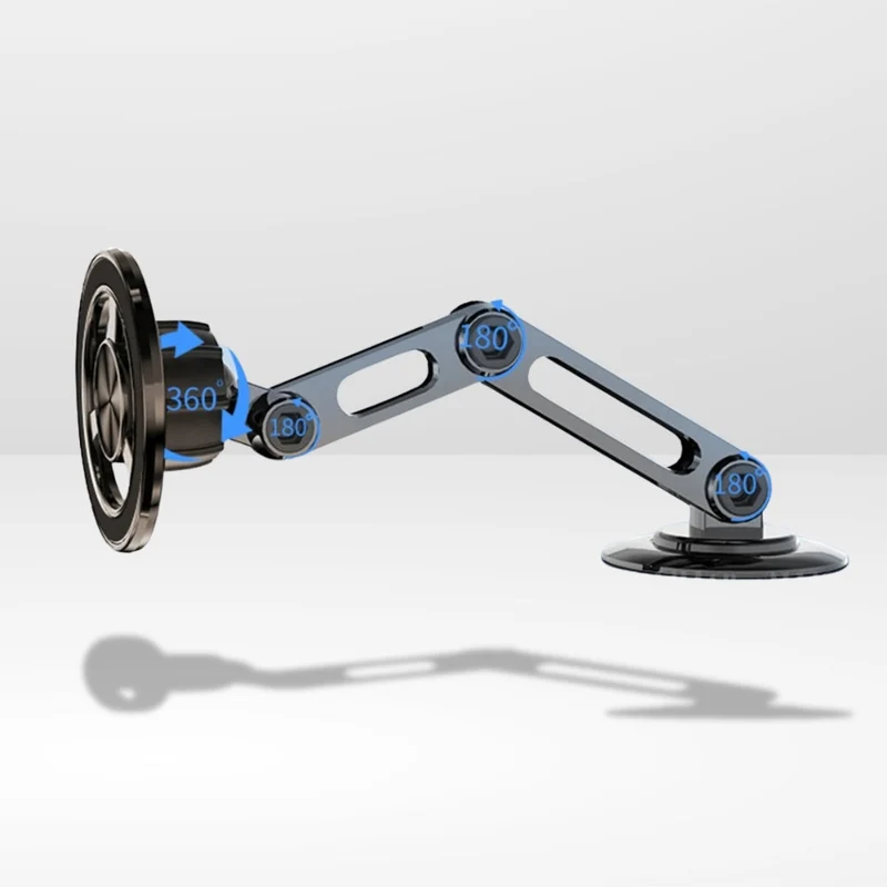 Magnetisk Bilholder til Mobiltelefon med 360° Rotation