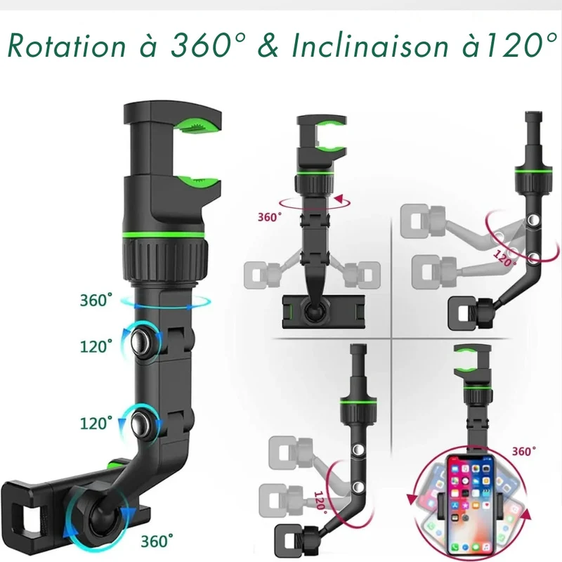 Smart telefonholder til bil med 360° rotation