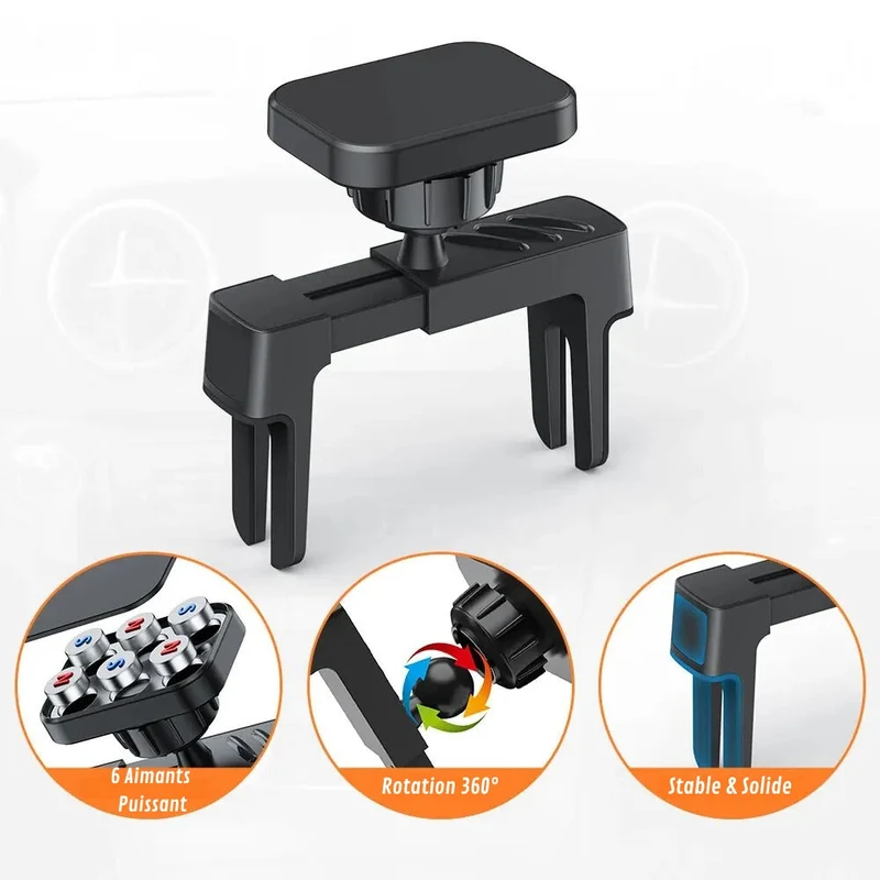 Smart Biltelefonholder med Magnet og 360° Rotation