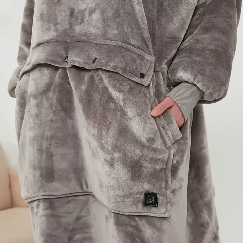 USB Opvarmet Hoodie til Komfortabel Vinterbeskyttelse