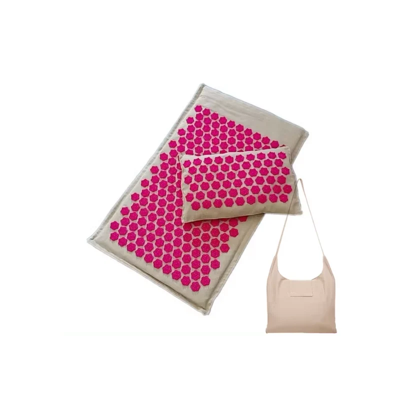 Beroligende Blomstret Akupressur Massagemåtte