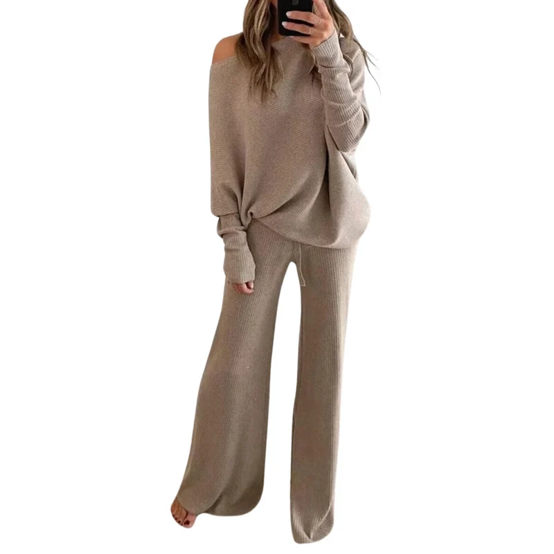 Elegant og Komfortable Sweatpants og Sweater Sæt