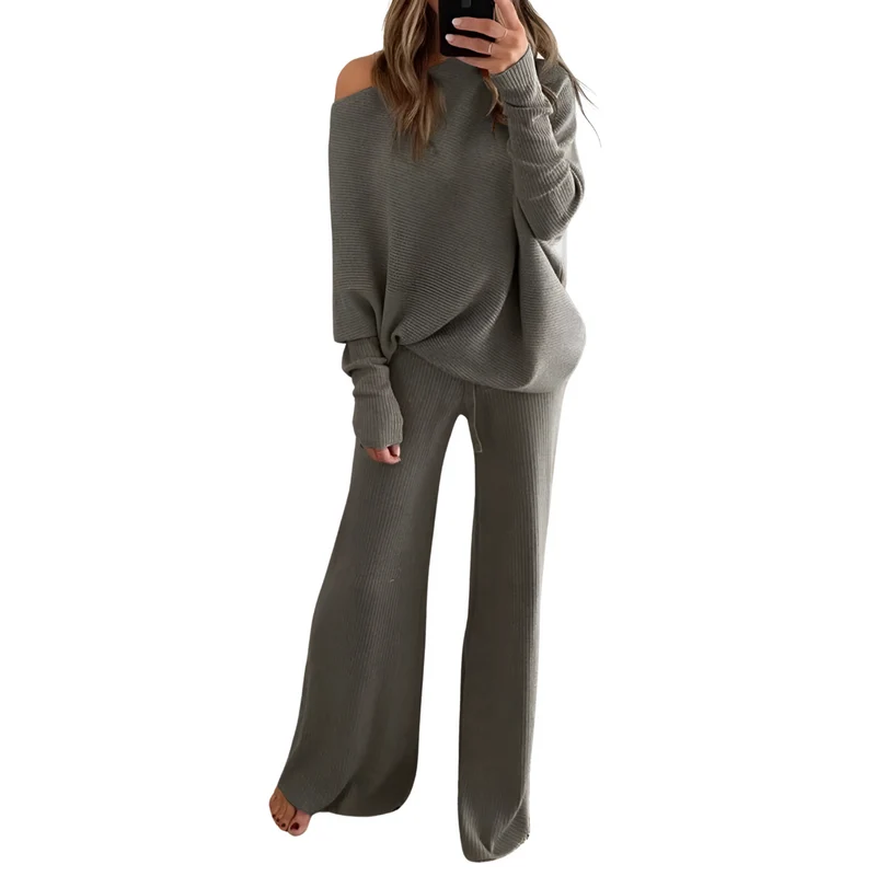 Elegant og Komfortable Sweatpants og Sweater Sæt