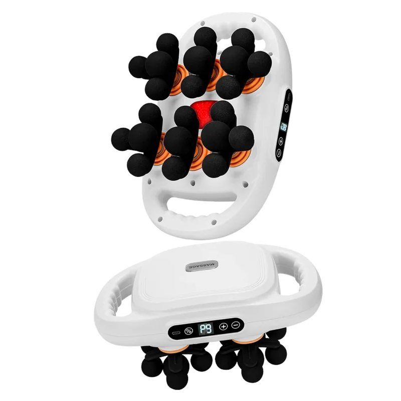 Intensiv Muskelmassageapparat med 22 Udskiftelige Hoveder