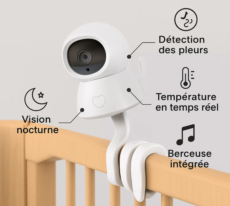 Smart Baby Vagt med HD Video og Fjernbetjening